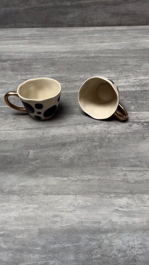 Monique Spotted Handmade Ceramic Cup