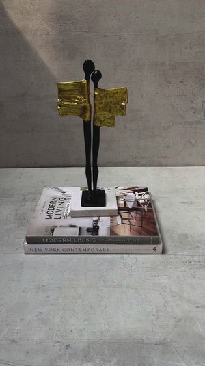 Aton and Edris Metal Sculpture