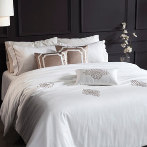 Terrazzo Embroidered Bedding Set (6 pcs) - Home Artisan