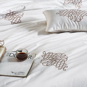 Terrazzo Embroidered Bedding Set (6 pcs) by Houmn