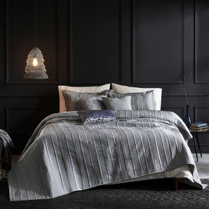 Mosaic Embroidered Bedding Set (6 pcs) - Home Artisan