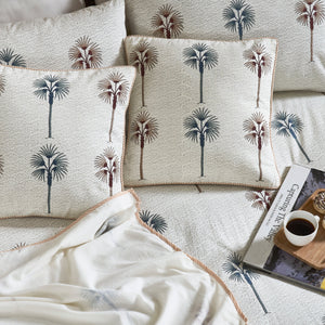 Common Ivy Block Print Cotton Double Bed Dohar by Houmn