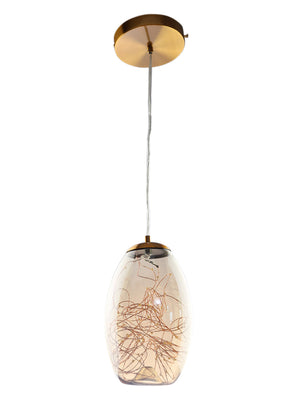 Amber Pendant Lamp