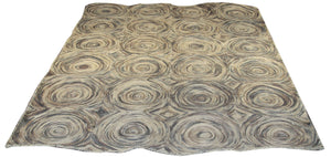 The Rose Bush Hand Woven Carpet (5x8) By Qaaleen - Home Artisan