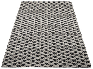 The Last Leaf Hand Woven Carpet (4x6) By Qaaleen - Home Artisan