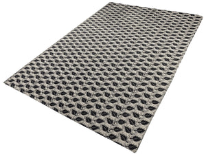 The Last Leaf Hand Woven Carpet (4x6) By Qaaleen - Home Artisan