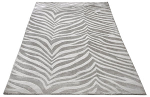 The Herringbone Hand Loom Carpet (5.6x8.6) By Qaaleen - Home Artisan