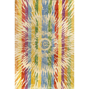 Technicolor Hand Tufted Carpet by Qaaleen - Home Artisan