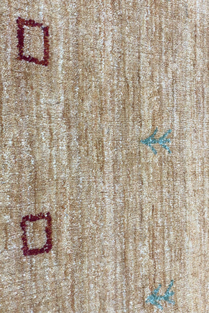 Bold Border Hand Loom Carpet (4x6) By Qaaleen - Home Artisan