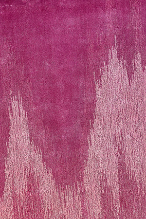 The Magenta Skyline Hand Tufted Carpet (4x6) By Qaaleen