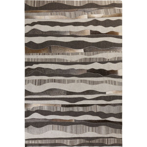 Tidal Moonlight Hand Woven Carpet (5x8) By Qaaleen - Home Artisan