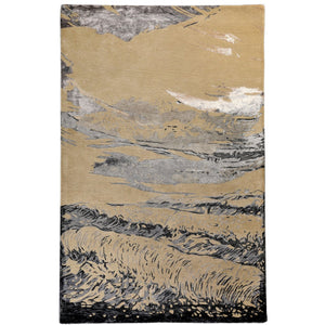 The Storm Hand Tufted Carpet by Qaaleen - Home Artisan