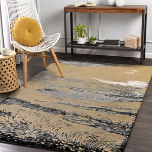 The Storm Hand Tufted Carpet (5x8) By Qaaleen