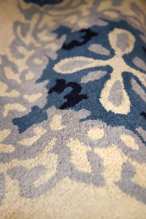 Quatrefoil Hand Tufted Carpet (11x8) By Qaaleen