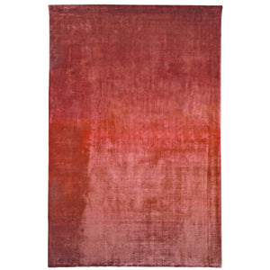 Crimson Ombre Hand Made Carpet by Qaaleen - Home Artisan