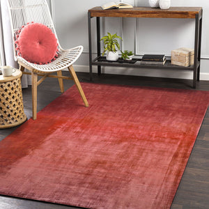 Crimson Ombre Hand Made Carpet (6x9) By Qaaleen