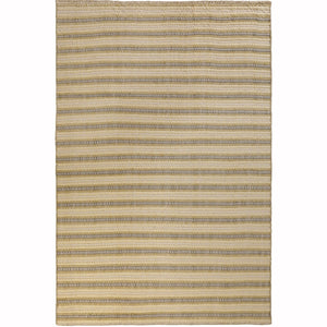 Beige Travertine Hand Made Woven Dhurrie by Qaaleen - Home Artisan