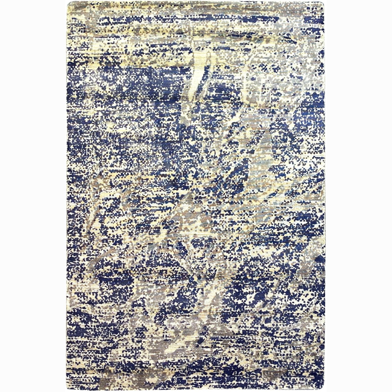 Oceanic Hand Loom Carpet (4x6) By Qaaleen - Home Artisan