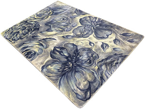 Floret Hand Loom Carpet (5x8) By Qaaleen - Home Artisan