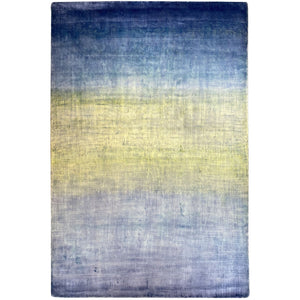 Paint Stripe Hand Loom Carpet (8x10) By Qaaleen - Home Artisan