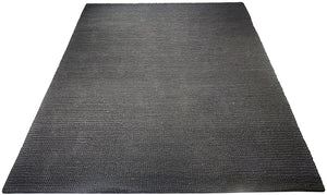 Noire Hand Woven Carpet (8x10) By Qaaleen - Home Artisan