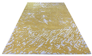 The Yellow Sand I Hand Tufted Carpet (8x5) By Qaaleen
