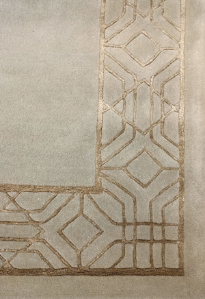 On The Edge Hand Tufted Carpet (7x10) By Qaaleen - Home Artisan