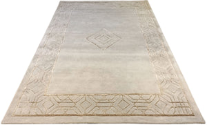 On The Edge Hand Tufted Carpet (7x10) By Qaaleen - Home Artisan