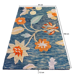 Beatriz Hand Tufted Carpet (5x3) By Qaaleen