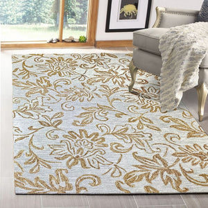 Begonia Hand Tufted Carpet (8x5) By Qaaleen - Home Artisan