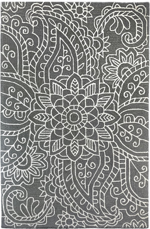 Caspian Hand Tufted Carpet (8x5) By Qaaleen