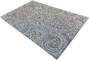 Caspian Hand Tufted Carpet (8x5) By Qaaleen