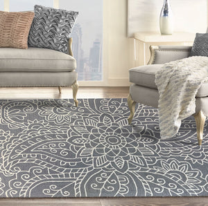 Capri Hand Tufted Carpet (8x5) By Qaaleen - Home Artisan