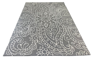 Capri Hand Tufted Carpet (8x5) By Qaaleen