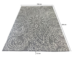 Capri Hand Tufted Carpet (8x5) By Qaaleen