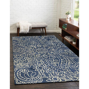 Haven Hand Tufted Carpet (8x5) By Qaaleen - Home Artisan