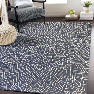 Azalea Hand Tufted Carpet (7x5) By Qaaleen - Home Artisan