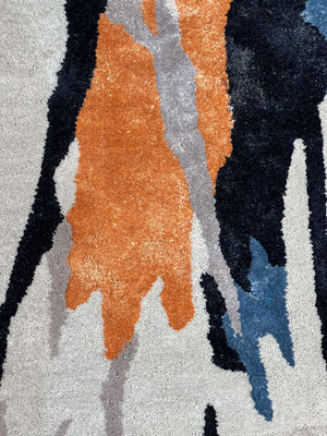 Artistic Panits I Hand Tufted Carpet (8x5) By Qaaleen