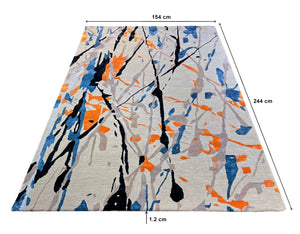 Artistic Panits I Hand Tufted Carpet (8x5) By Qaaleen