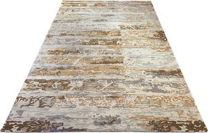 Meridian Sand Hand Tufted Carpet (8x13) By Qaaleen - Home Artisan