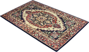 Ardebil Hand Tufted Carpet (3x5) By Qaaleen - Home Artisan