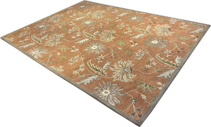 Flora Hand Tufted Carpet (8x11) By Qaaleen - Home Artisan