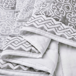 Sage Cotton Quilt Set (3 pcs) by Houmn