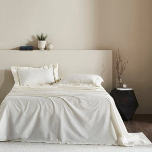 Sturgeon Embroidered Bedding Set (4 pcs) by Houmn