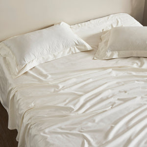 Sturgeon Embroidered Bedding Set (4 pcs) by Houmn