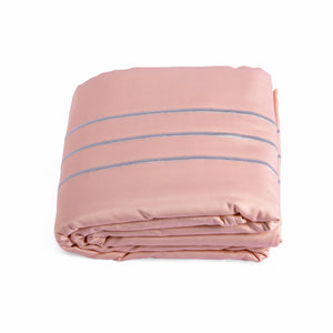 Parallel Coral Peach Duvet Cover by Veda Homes - Home Artisan