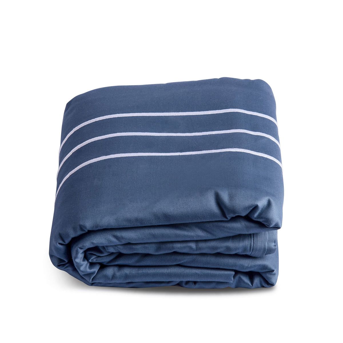 Parallel Moonlight Blue Duvet Cover by Veda Homes - Home Artisan