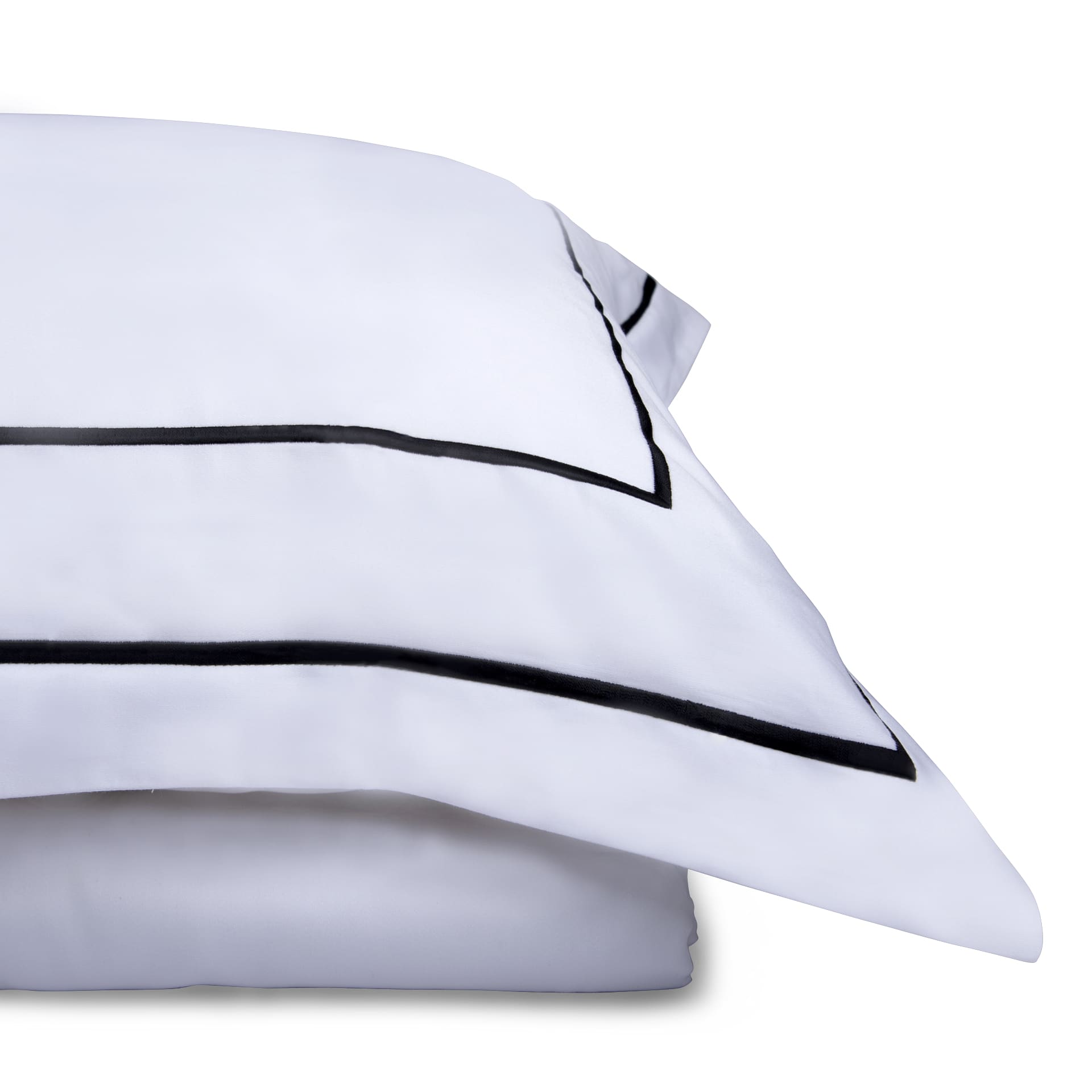 Classic White Cotton Sateen Bed Sheet by Veda Homes