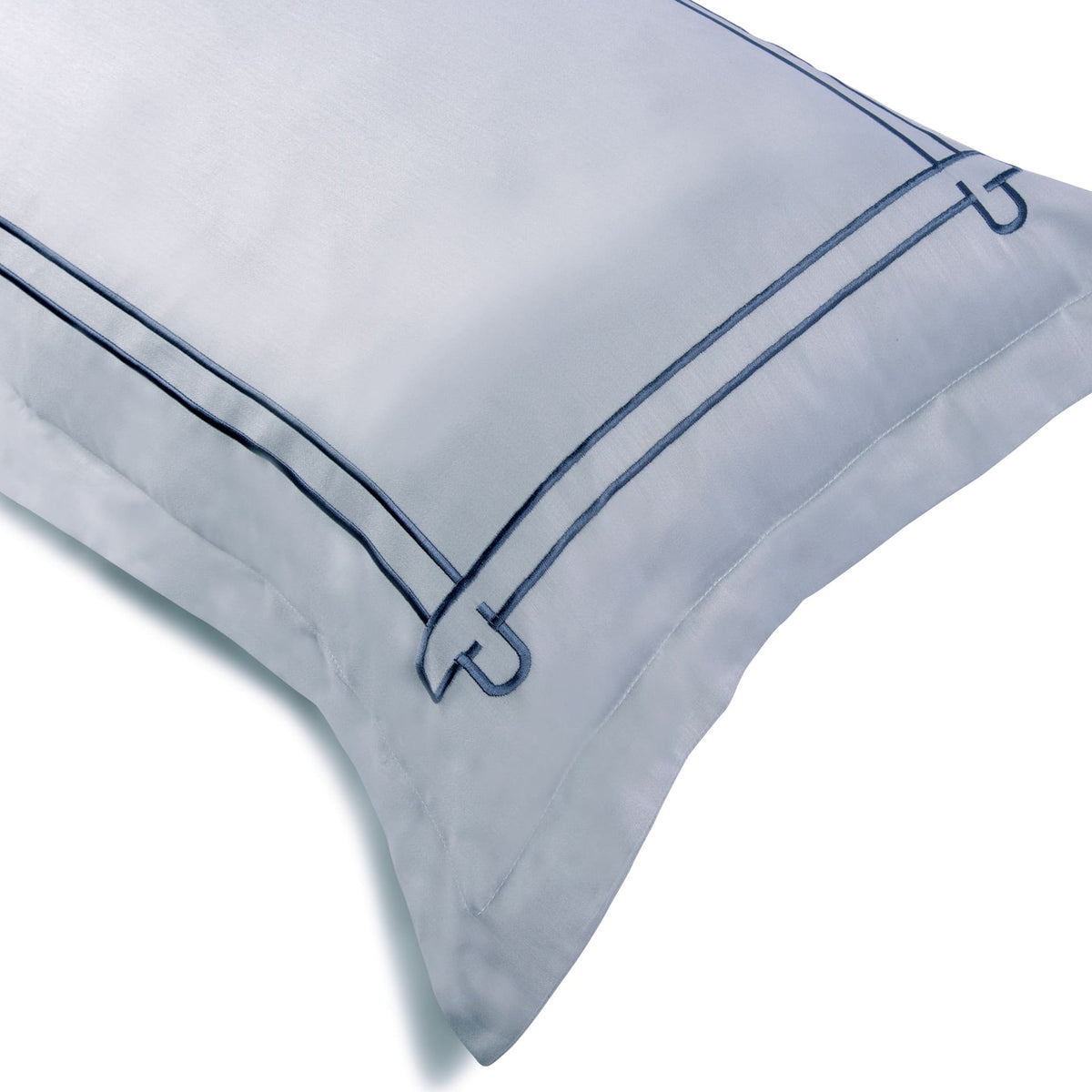 Little Hearts Silver Olive Cotton Sateen Bed Sheet by Veda Homes