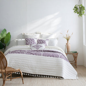 Herring Embroidered Bedding Set (4 pcs) - Home Artisan